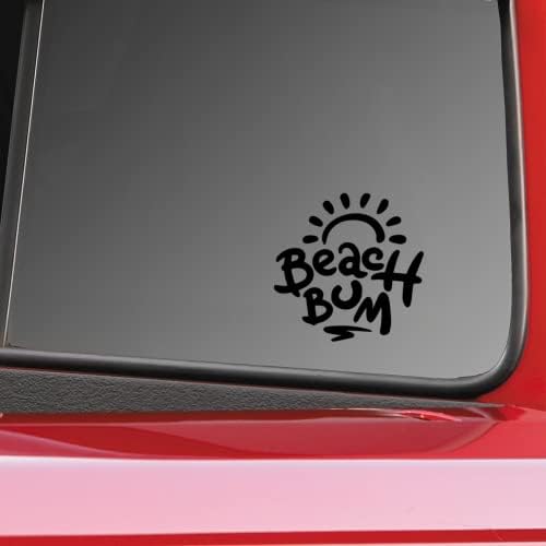 Beach Bum Bum Ocean Vinyl Mantal מדבקה | מכוניות משאיות טנדרים רכבי שטח קירות קירות כוסות מחשבים ניידים